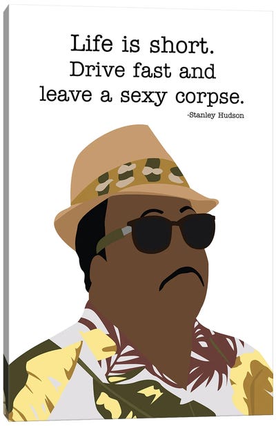 Leave A Sexy Corpse - The Office Canvas Art Print - Very Nice Words
