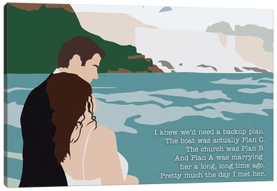 Plan A Was Marrying Her - The Office Canvas Art Print - Very Nice Words