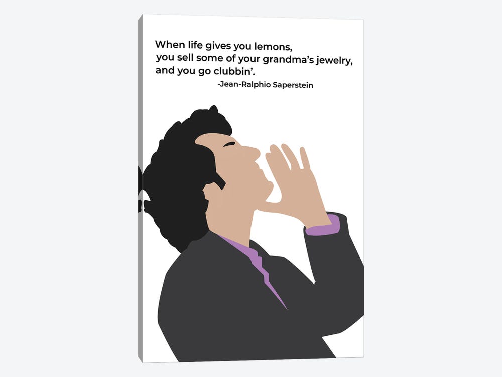 When Life Gives You Lemons - Parks And Rec by Very Nice Words 1-piece Canvas Artwork