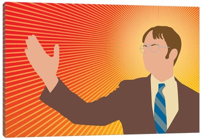 Dwight Schrute Portrait - The Office Canvas Art Print - The Office