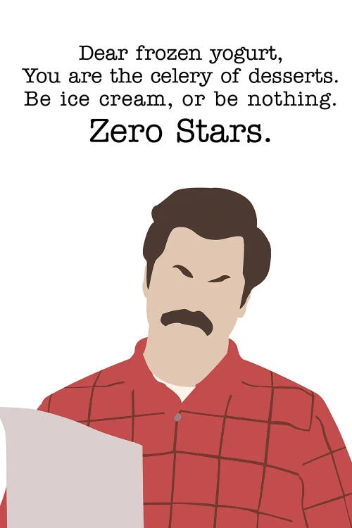 Be Ice Cream Or Be Nothing - Parks And Rec