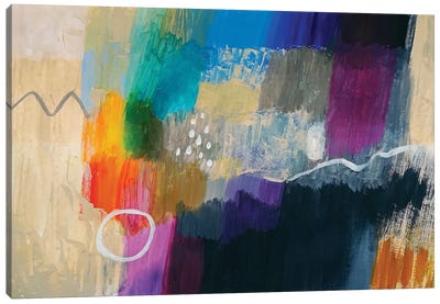 Colorful Composition Canvas Art Print - Vera Zhukova
