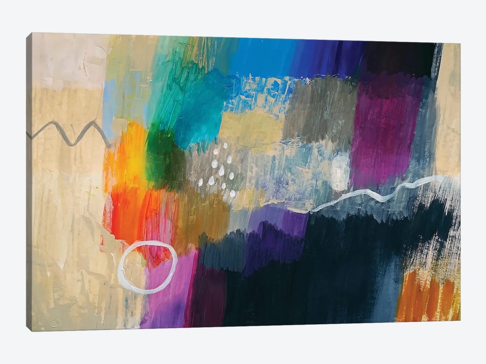 Colorful Composition by Vera Zhukova 1-piece Canvas Artwork