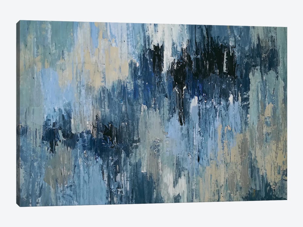 Depth Of Blue by Vera Zhukova 1-piece Canvas Art Print