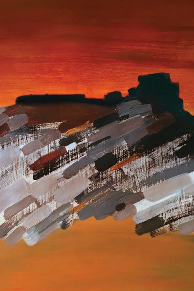 Sunset Fantasy And Structure by Vera Zhukova metal wall art