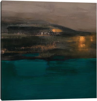 Night. Sea. Speed. Canvas Art Print - Similar to Mark Rothko