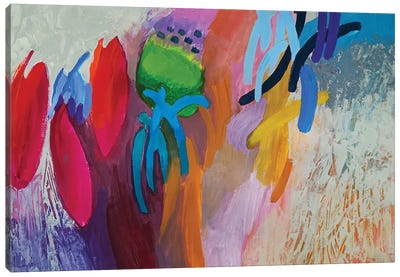 Fower Composition Canvas Art Print - Life in Technicolor