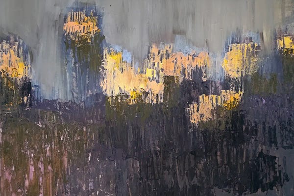 Vera Zhukova: Flowers At Dusk by Vera Zhukova