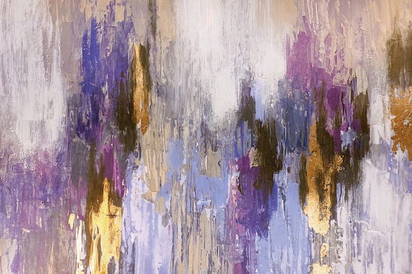 Large Abstract Art - Canvas Prints: Lilac World by Vera Zhukova