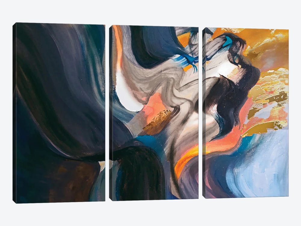Streams by Vera Zhukova 3-piece Canvas Print