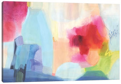 Heavenly Flowers Canvas Art Print - Big & Bold Abstracts