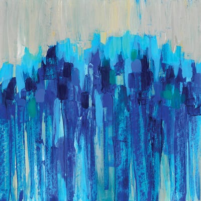 White Night In The Garden by Vera Zhukova metal wall art