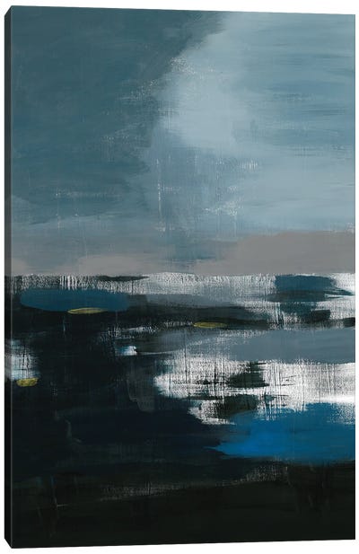 Sky After Rain Canvas Art Print - Muted & Modular Abstracts