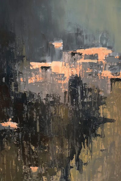 Vera Zhukova: City In The Mountains by Vera Zhukova