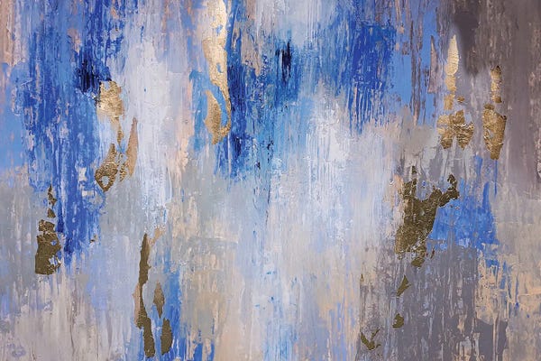 Vera Zhukova: Blue Gray Art by Vera Zhukova