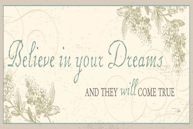 Believe in your dreams by Pela Studio wall art