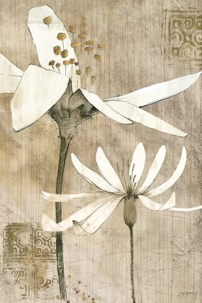 Avery Tillmon: Pencil Floral II  by Avery Tillmon