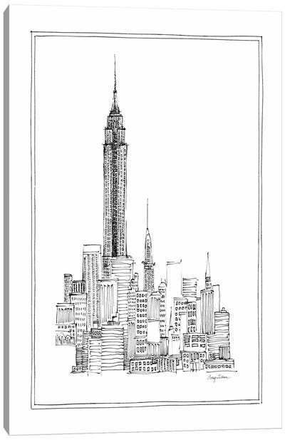 Empire State Canvas Art Print - New York City Skylines