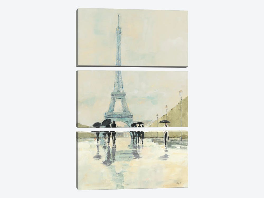 April in Paris by Avery Tillmon 3-piece Canvas Art