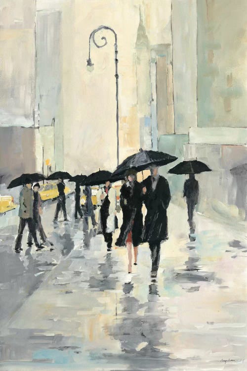 City in the Rain by Avery Tillmon wall art