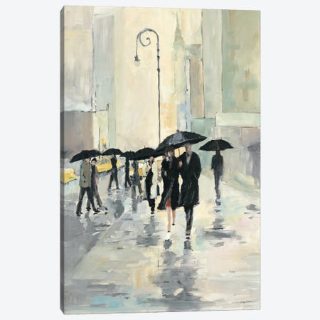 City in the Rain Canvas Print #WAC108} by Avery Tillmon Canvas Art Print