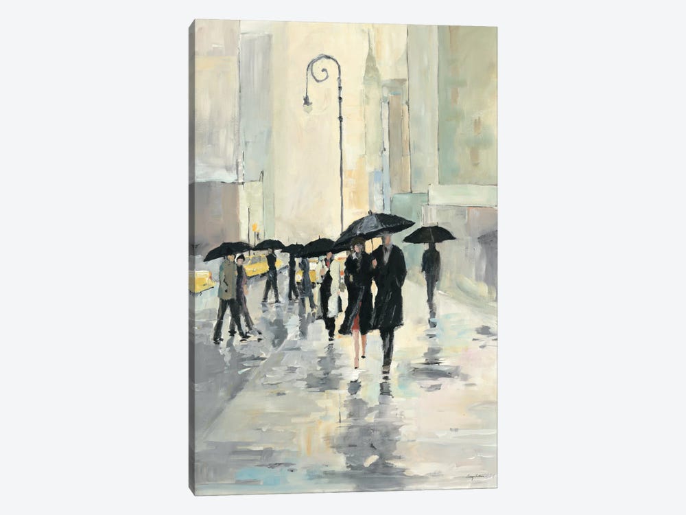 City in the Rain by Avery Tillmon 1-piece Art Print