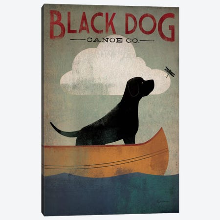 Black Dog Canoe Co. I Canvas Print #WAC1113} by Ryan Fowler Canvas Print