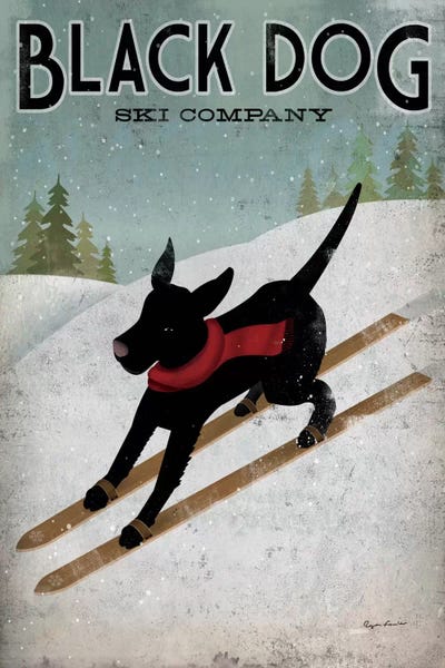 Winter: Black Dog Ski Co. I by Ryan Fowler