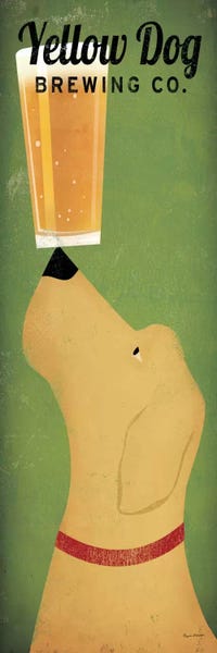 Food & Drink Posters: Yellow Dog Brewing Co. by Ryan Fowler