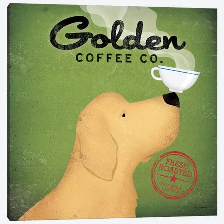 Golden Coffee Co. Canvas Print #WAC1120} by Ryan Fowler Canvas Artwork