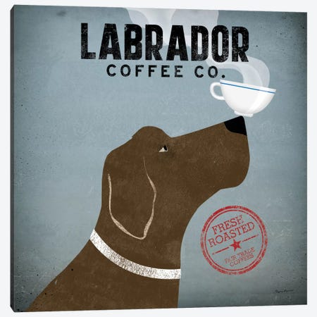 Labrador Coffee Co. Canvas Print #WAC1121} by Ryan Fowler Canvas Wall Art