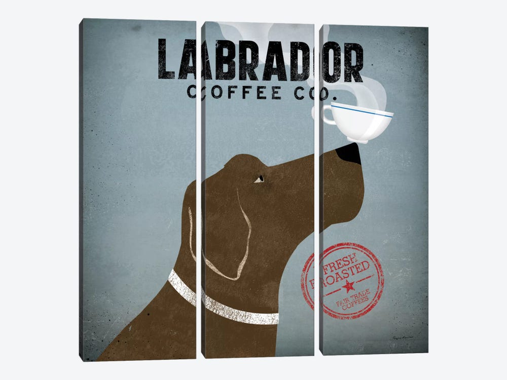 Labrador Coffee Co. by Ryan Fowler 3-piece Canvas Wall Art