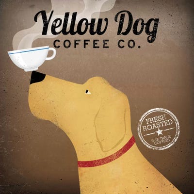 Yellow Dog Coffee Co. by Ryan Fowler framed wall art