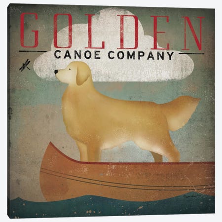 Golden Canoe Co.  Canvas Print #WAC1124} by Ryan Fowler Canvas Print