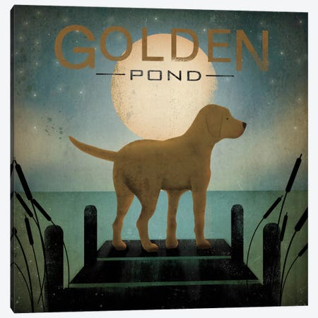Golden Pond Canvas Print #WAC1126} by Ryan Fowler Canvas Print