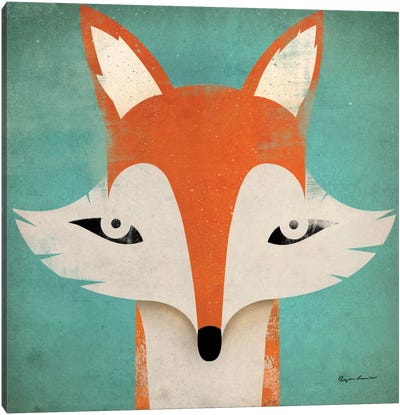 Fox  Canvas Art Print - Ryan Fowler