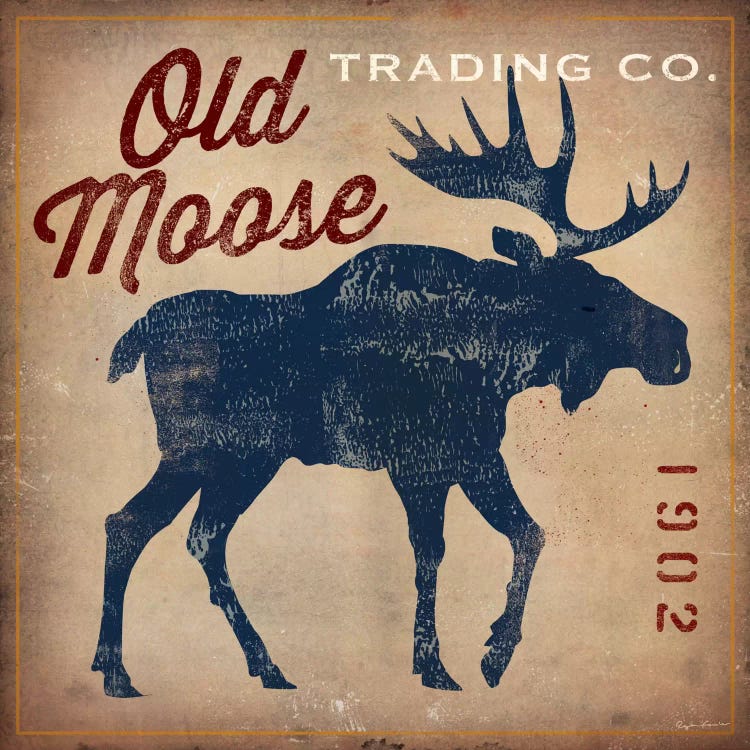 Old Moose Trading Co. by Ryan Fowler wall art