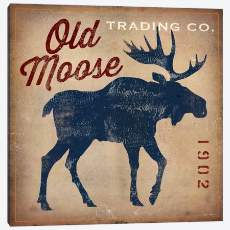 Old Moose Trading Co. Canvas Print #WAC1134} by Ryan Fowler Canvas Artwork