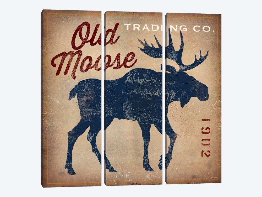 Old Moose Trading Co. by Ryan Fowler 3-piece Canvas Wall Art