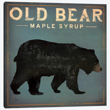 Old Bear Maple Syrup Canvas Print #WAC1138} by Ryan Fowler Canvas Print