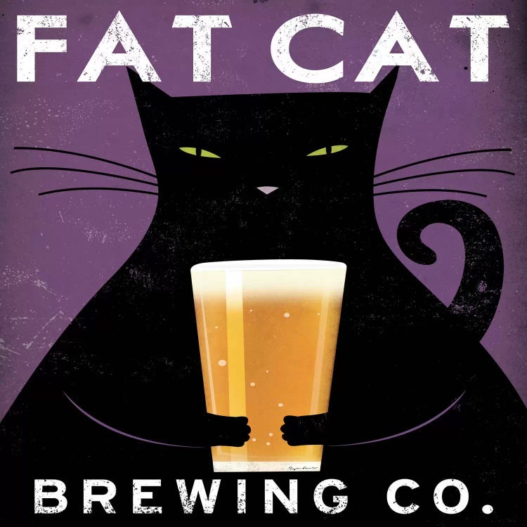 Fat Cat Brewing Co. by Ryan Fowler wall art