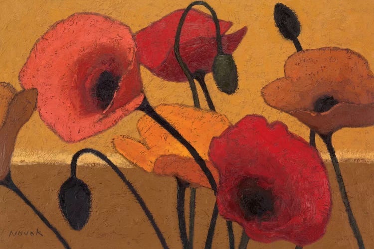 Poppy Curry III by Shirley Novak wall art