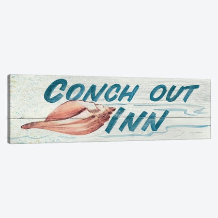 Conch Out Inn in Color Canvas Print #WAC116} by Avery Tillmon Canvas Print