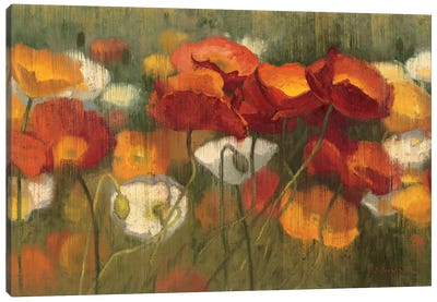 The Power of Red II Canvas Art Print - Garden & Floral Landscape Art