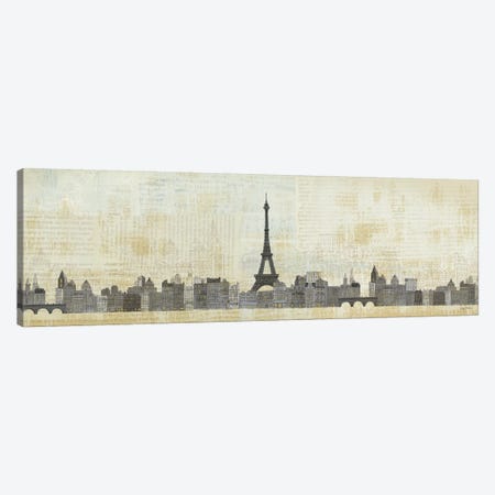 Eiffel Skyline  Canvas Print #WAC119} by Avery Tillmon Canvas Artwork