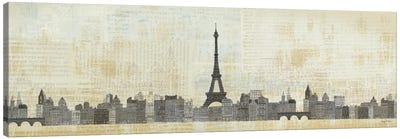 Eiffel Skyline  Canvas Art Print - Avery Tillmon