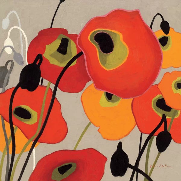 Poppies: Mango Tango II  by Shirley Novak