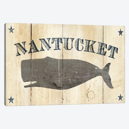 Nantucket Whale  Canvas Print #WAC122} by Avery Tillmon Canvas Print