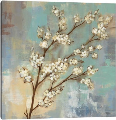 Kyoto Blossoms I Canvas Art Print - Cherry Tree Art