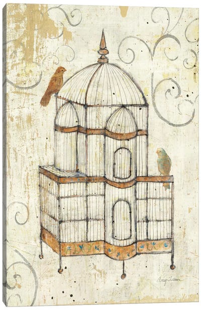 Bird Cage I  Canvas Art Print - Avery Tillmon